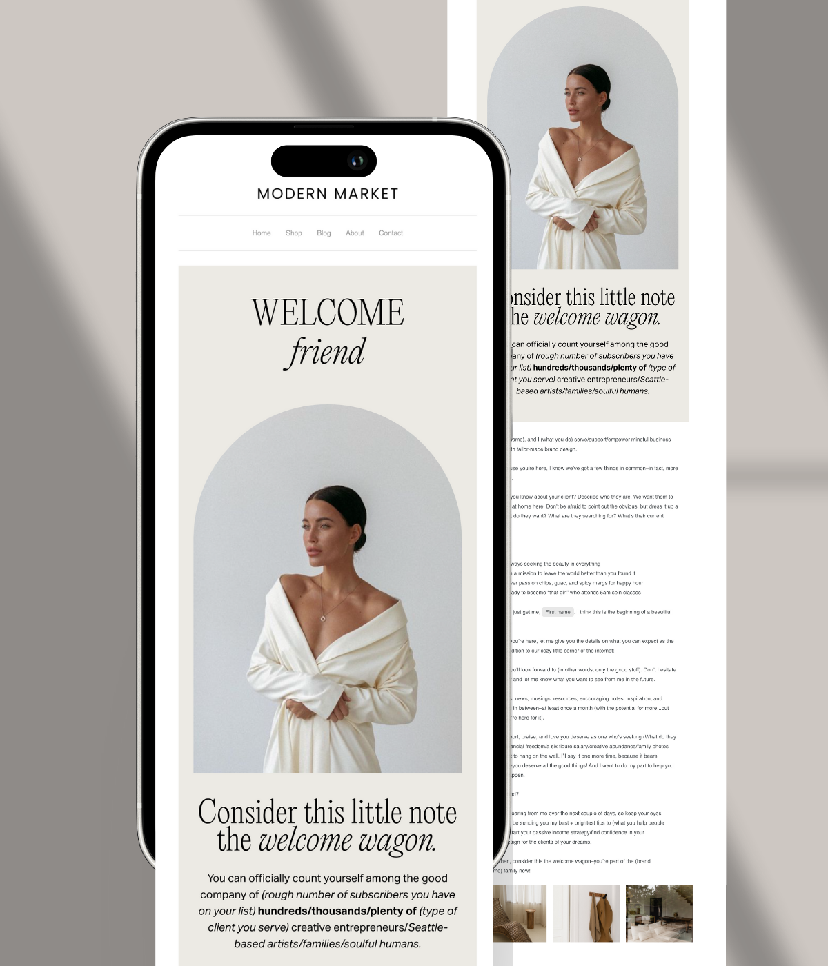 Email Welcome Sequence Flodesk Template