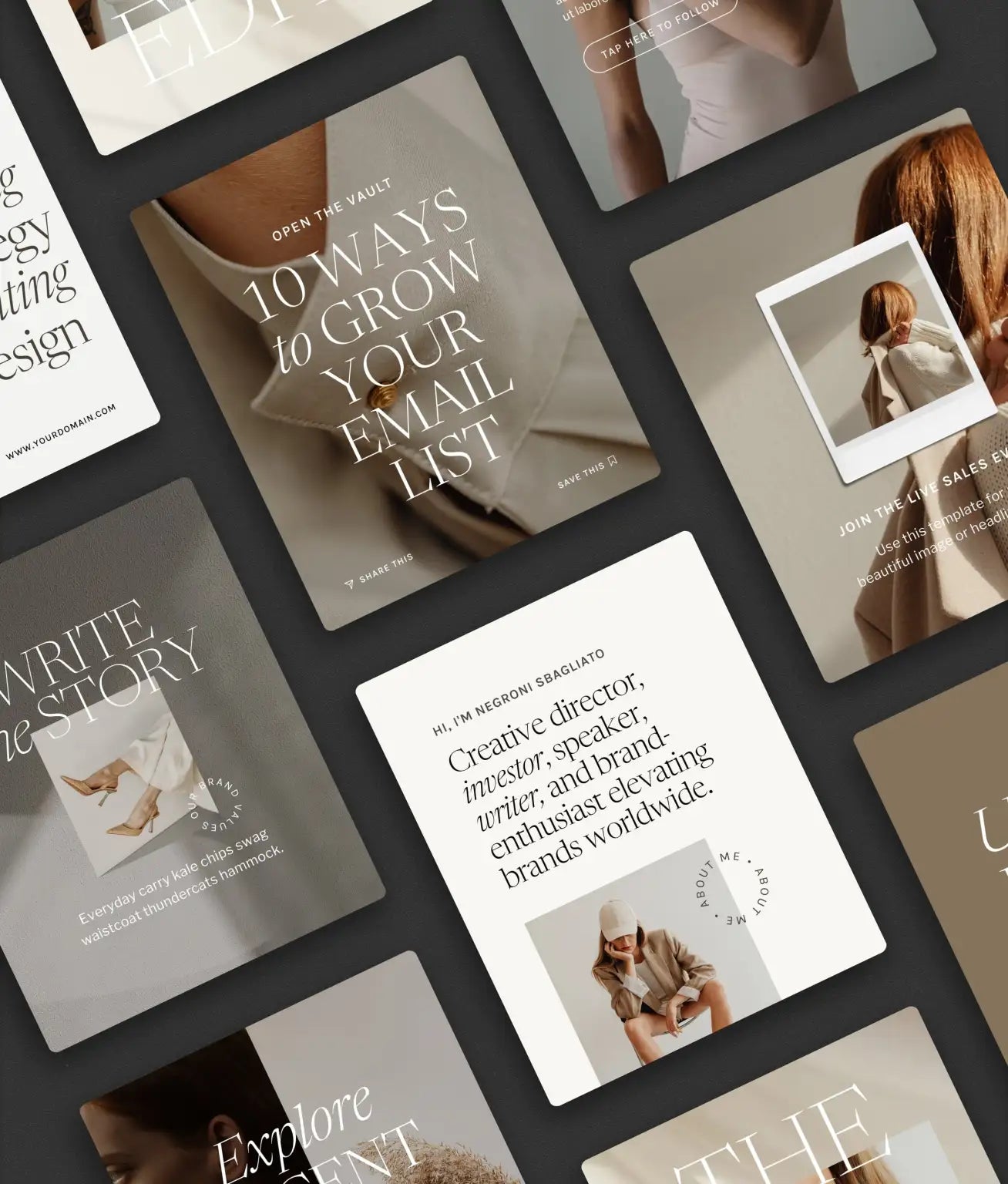 Negroni Social Media Canva Templates